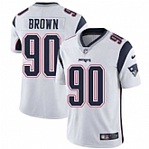 Nike New England Patriots #90 Malcom Brown White NFL Vapor Untouchable Limited Jersey,baseball caps,new era cap wholesale,wholesale hats